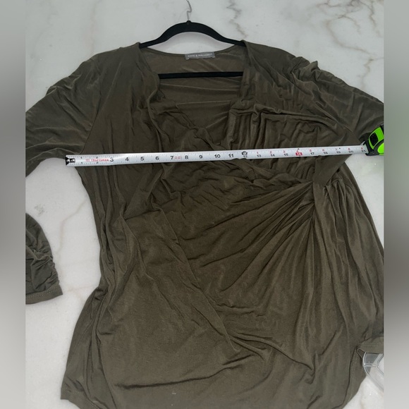 Plus size Kate and Mallory Olive green top - Picture 5 of 7